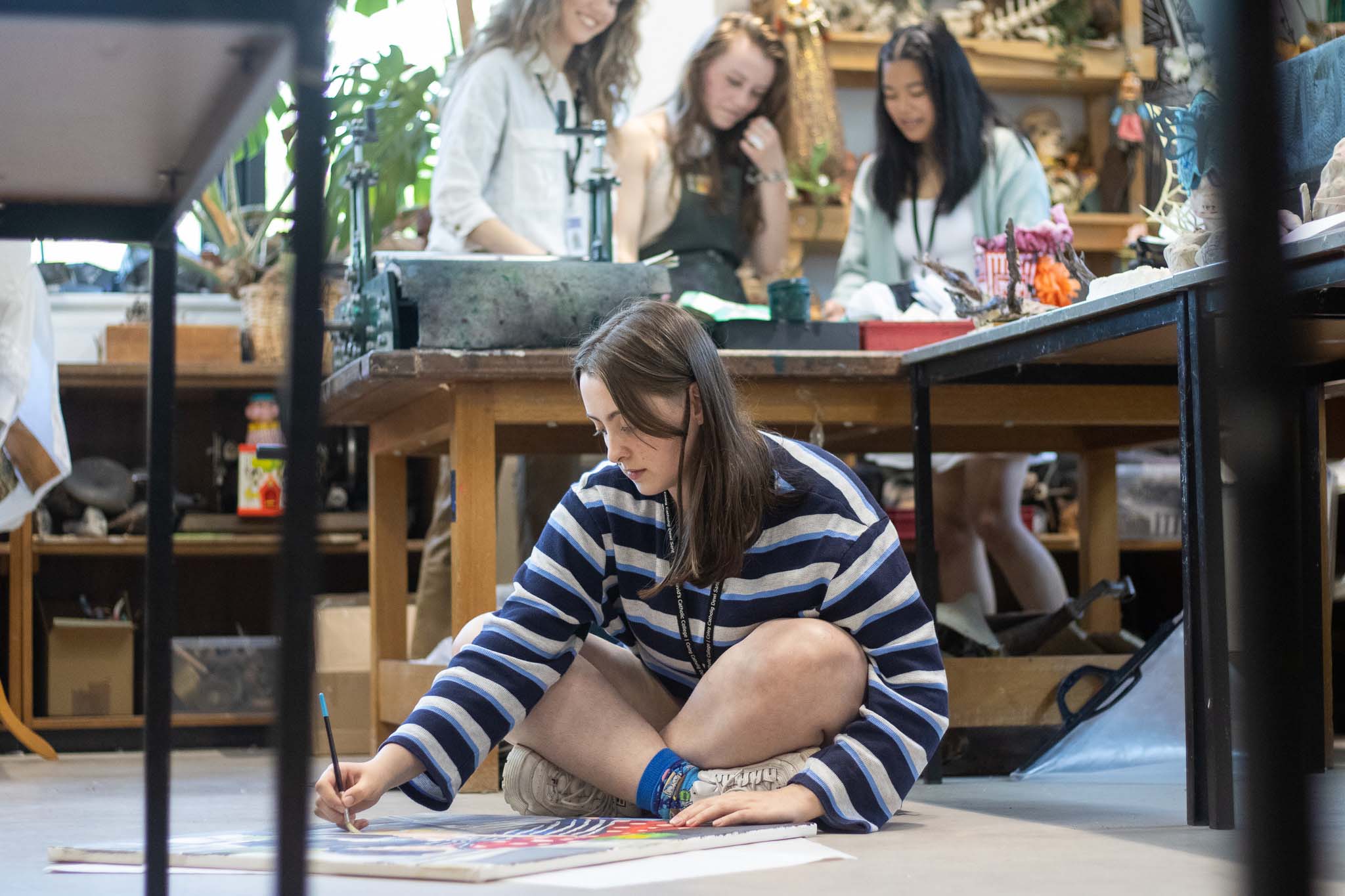 Art & Design A Level in Cardiff - An image describing the course at St David's Catholic Sixth Form College