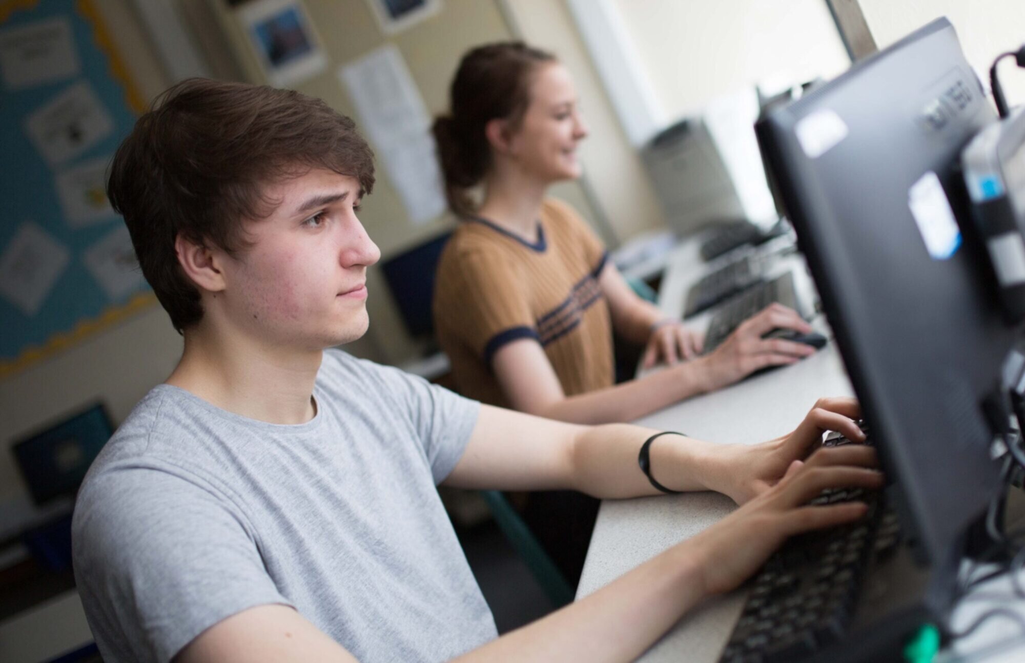 IT BTEC Level 3 Extended Certificate - learner studying at St David's Catholic Sixth Form College