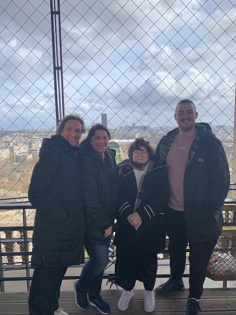 Climbing the 1,665 steps of the Eiffel Tower