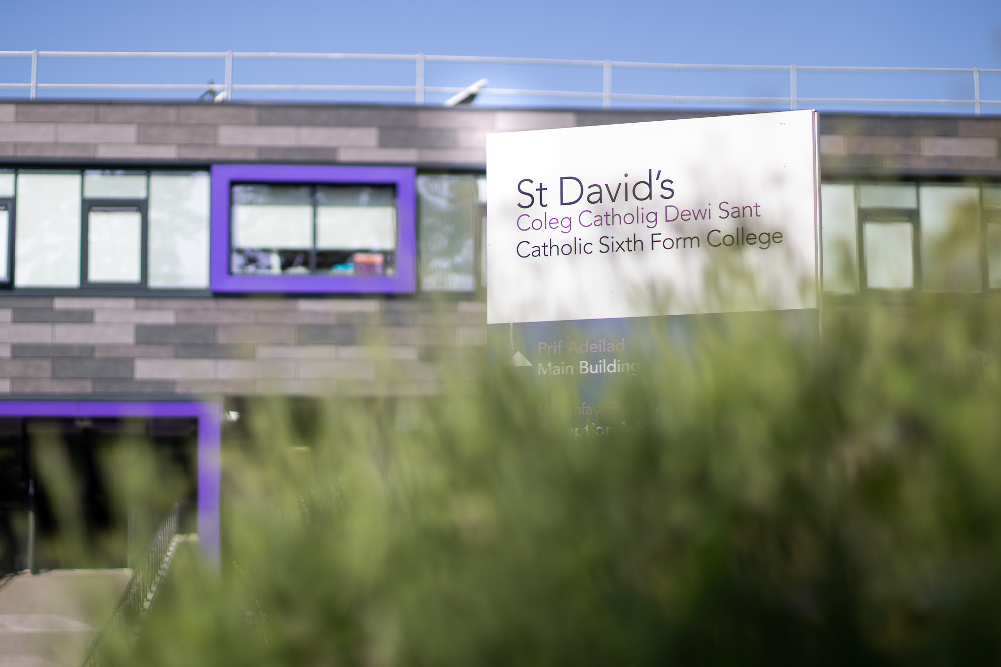 Home page for St David's Catholic Sixth Form College in Cardiff