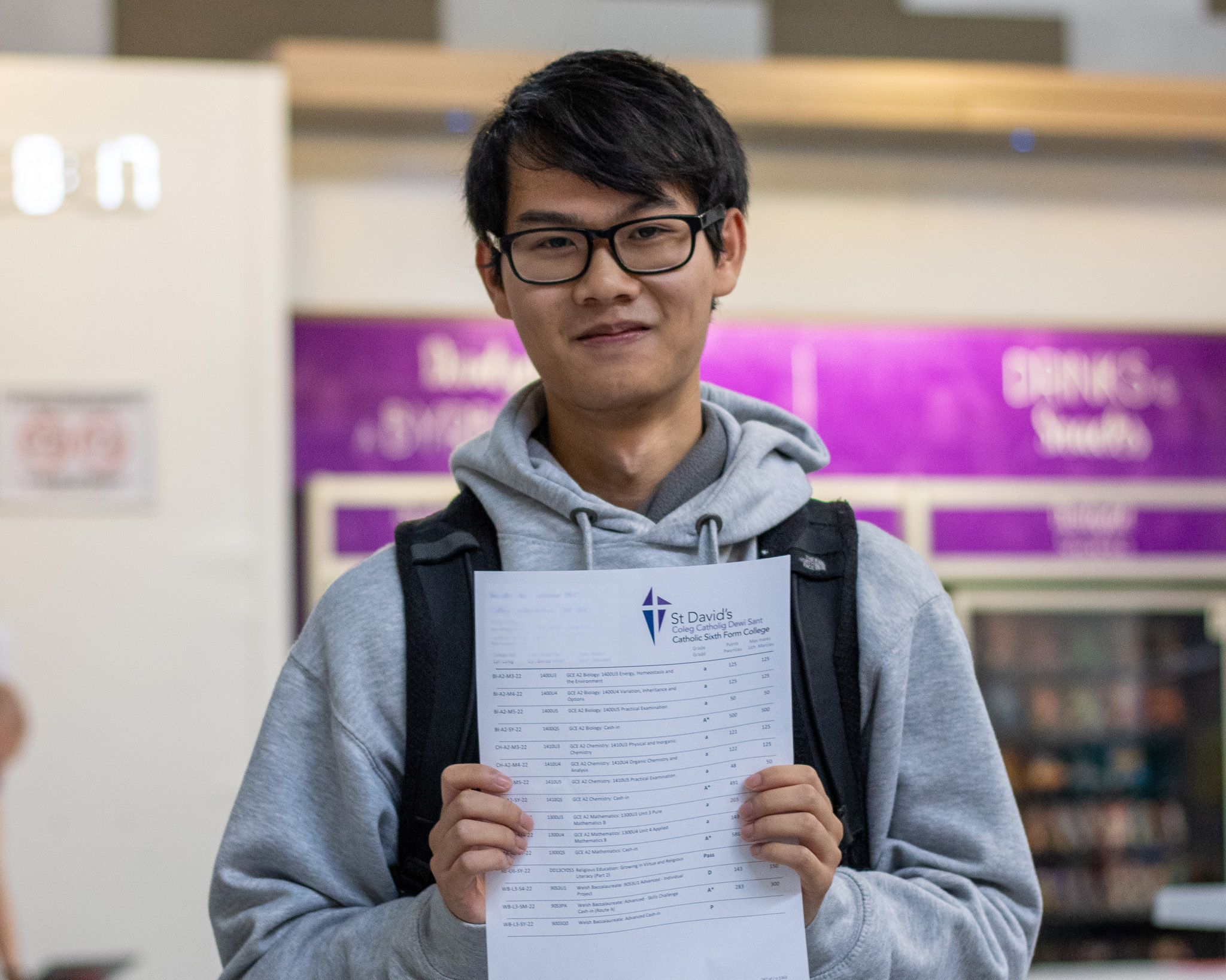 Results Day at St David's College