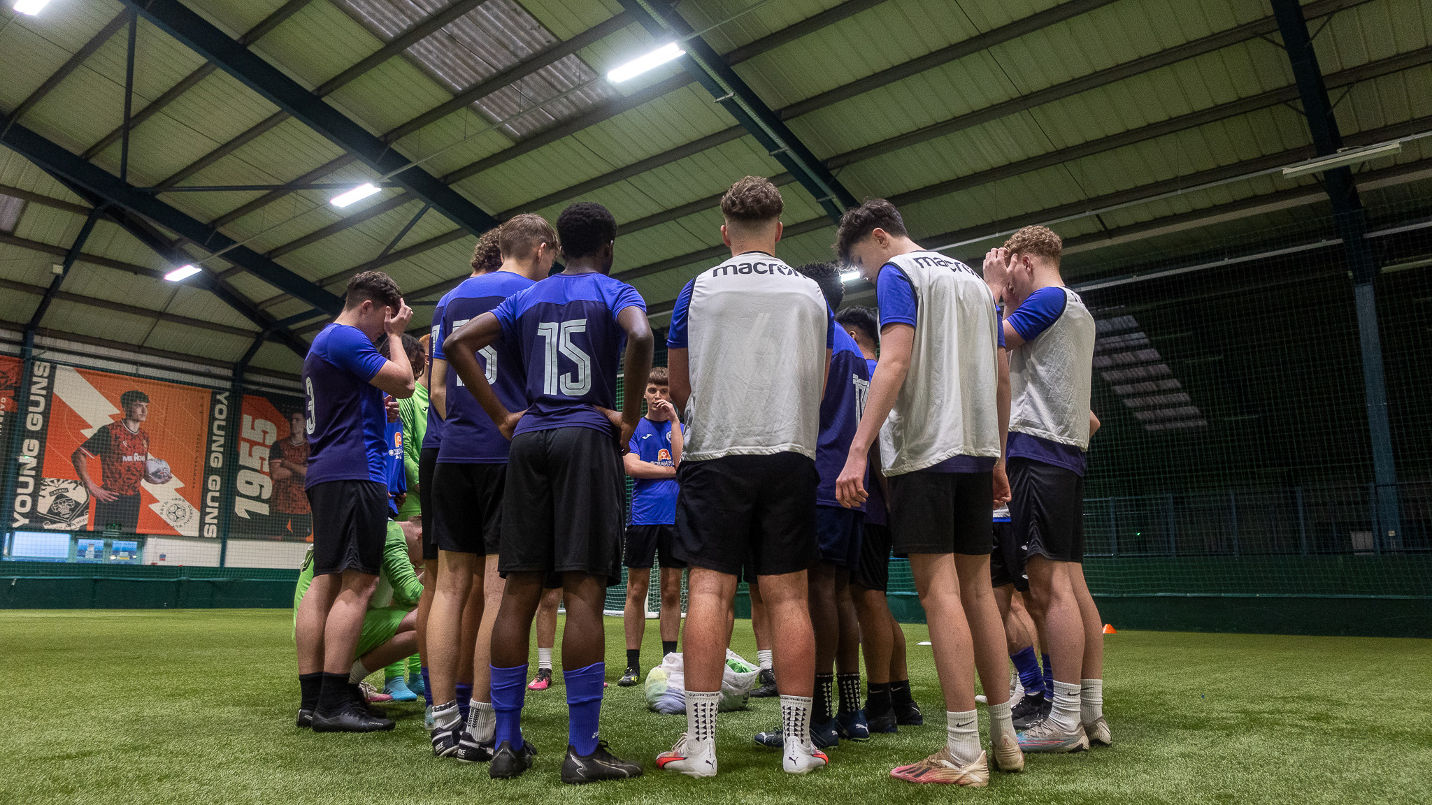 St David's College Football Academy training at Ocean Park Arena