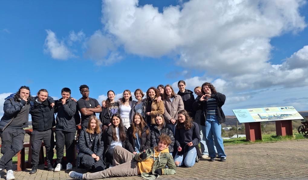 French Students Visit St David’s For Cultural Exchange