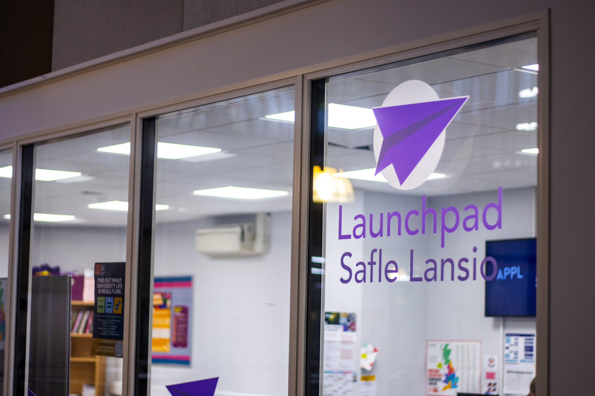 After St David's - Image of the Launchpad logo in St David's Catholic Sixth Form College