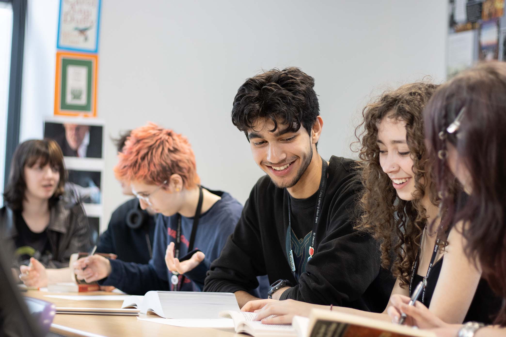 How to apply - advertisement detailing enrolment to St David's Catholic Sixth Form College for September 2025