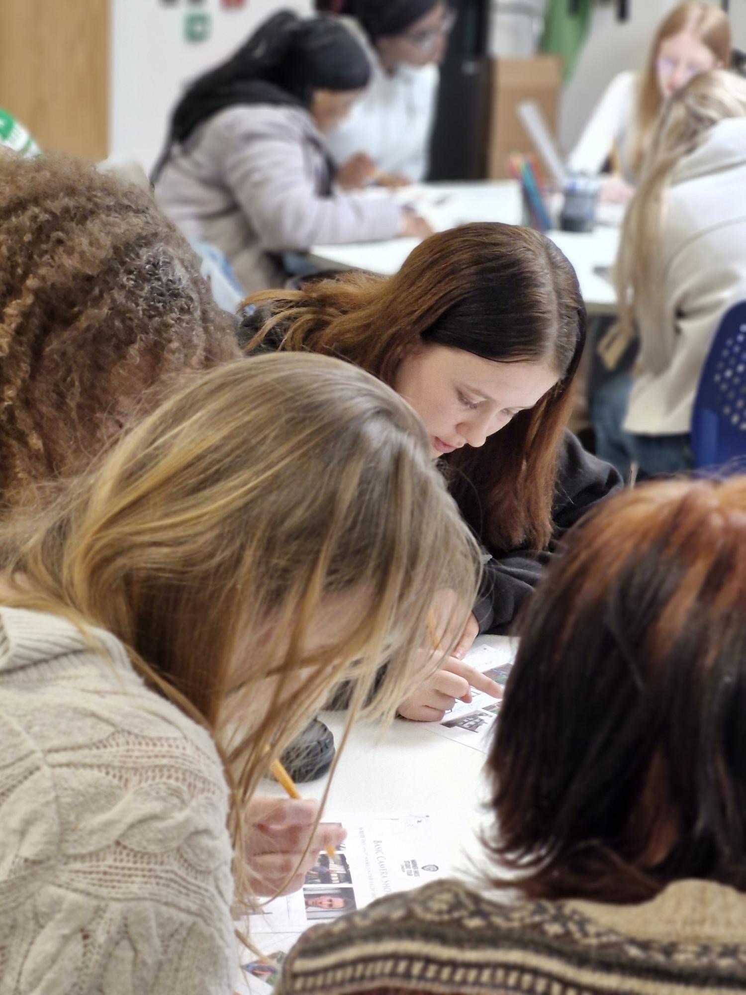 St David's Students learning about Harry Potter being produced