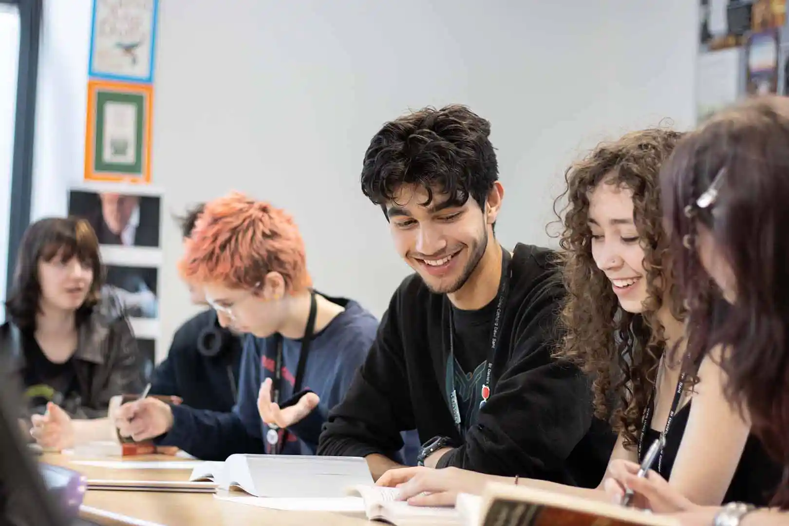 Home of St David's College - Students studying in English lesson