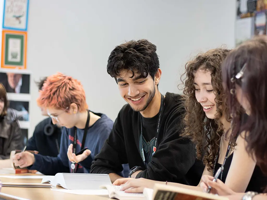WJEC Diplomas - Students studying in English lesson