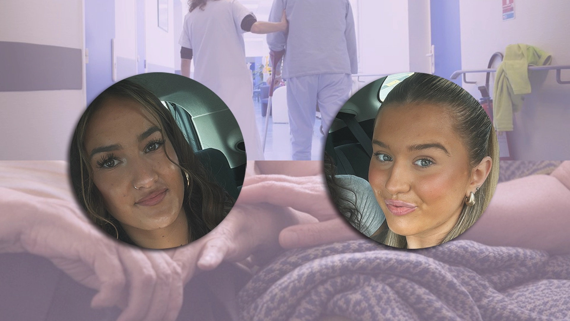 Photos of Emily and Sophia Supporting their local community