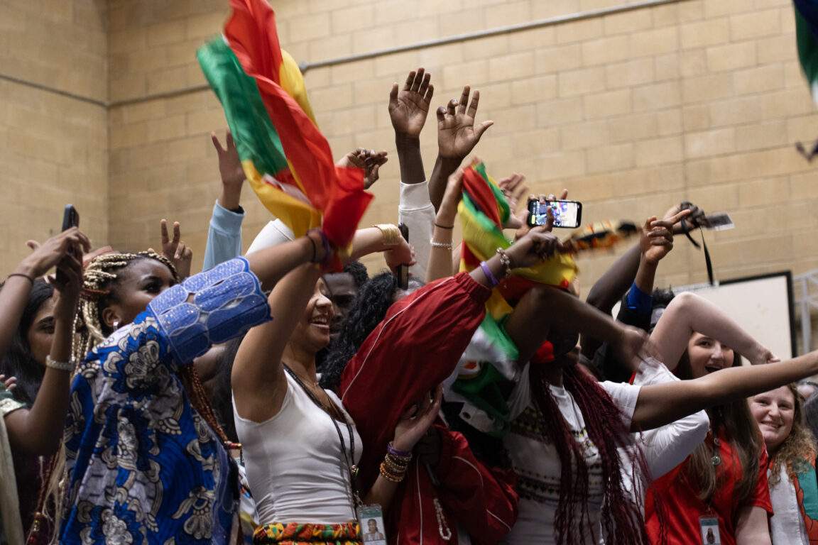 Students from Culture Day celebrating the Global Heritage of all students that day