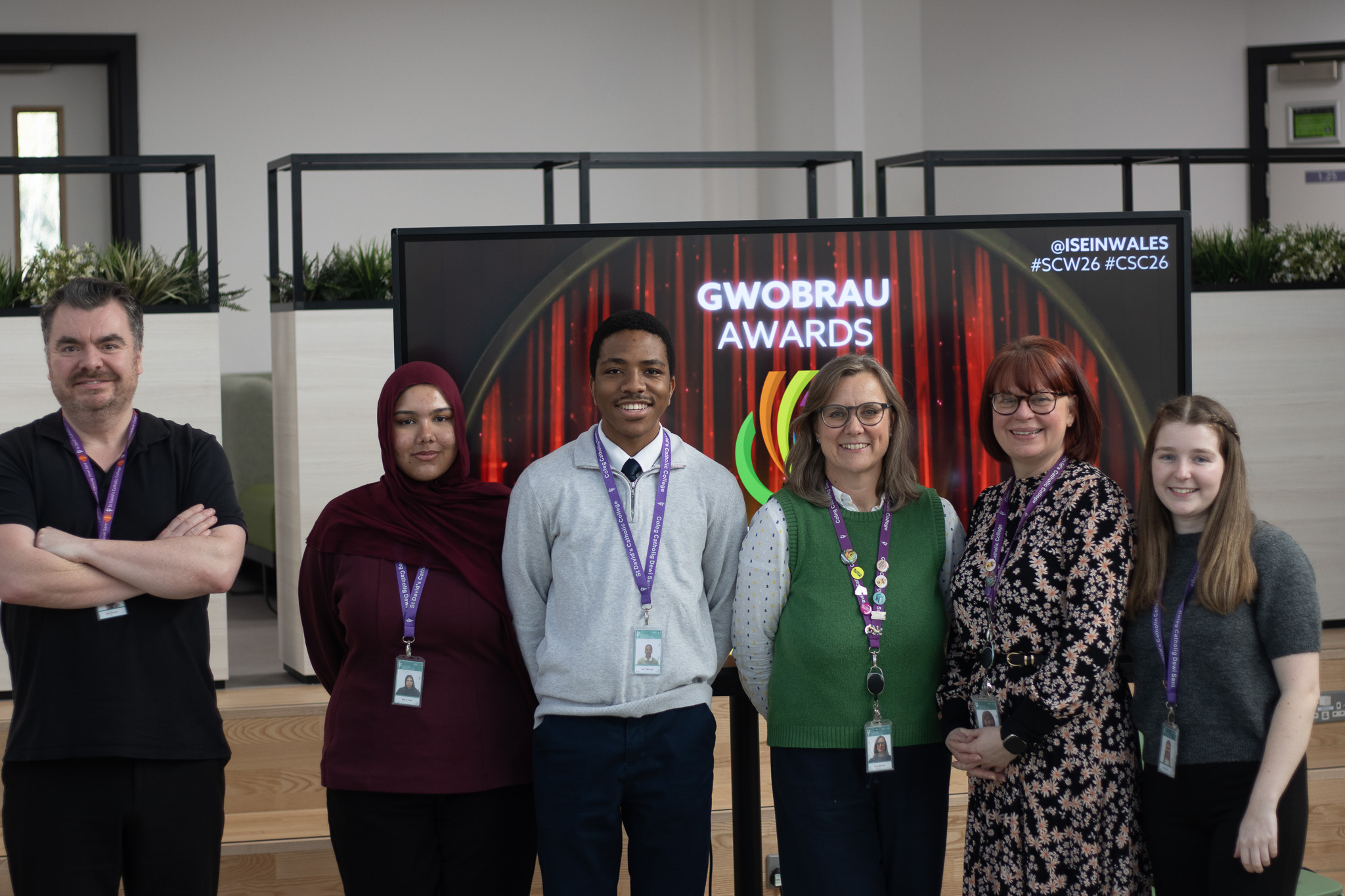 St David's Staff in a line