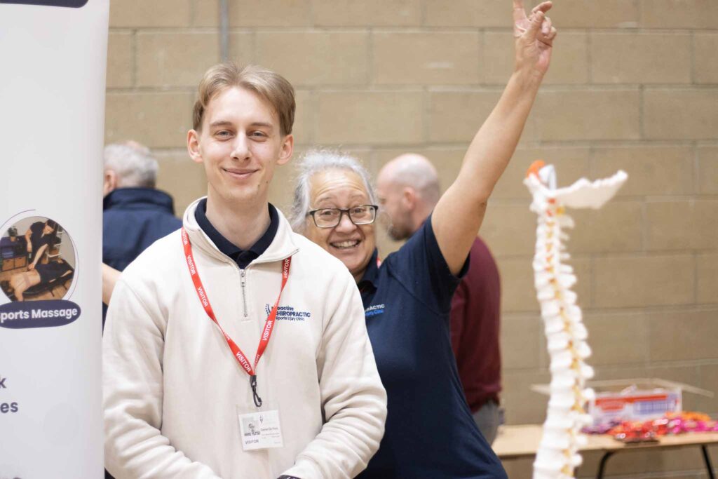 Proactive Chiropractic stall at St David's Have a go Fair.