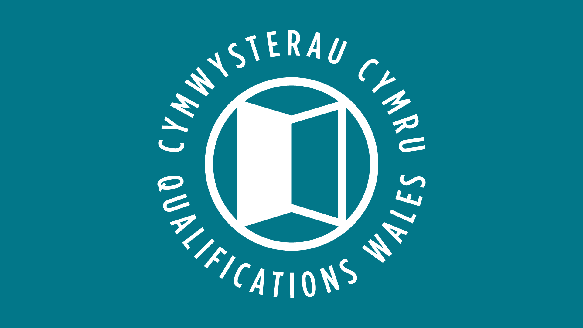 Logo of Qualification Wales, describing your guide to exams and assessments 2025-2026