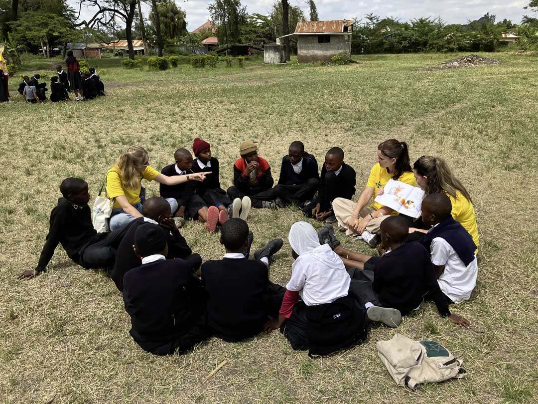 St David's students in Tanzania