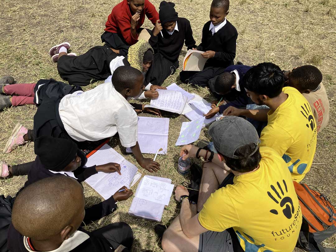 St David's students in Tanzania