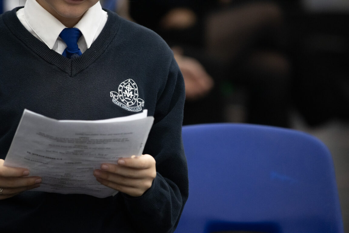 A pupil from one of St David's College's partner school