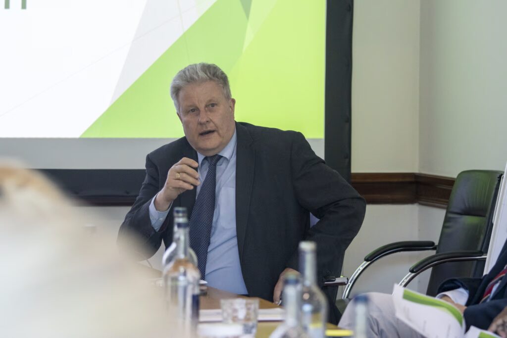 Paul White, delivering presentation at St David's Symposium For Innovation in Catholic Education