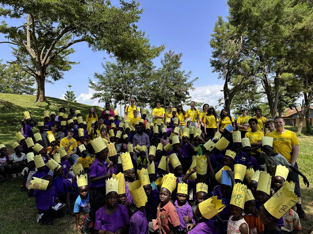 St David's students in Uganda