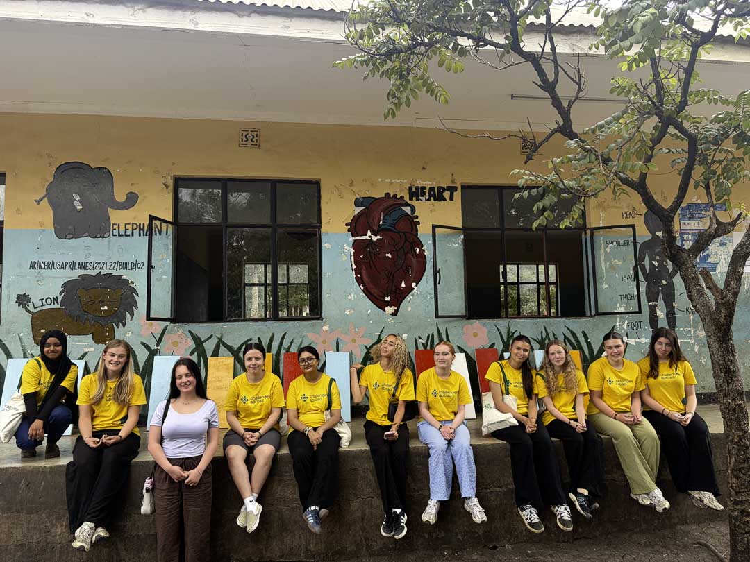 St David's students in Tanzania