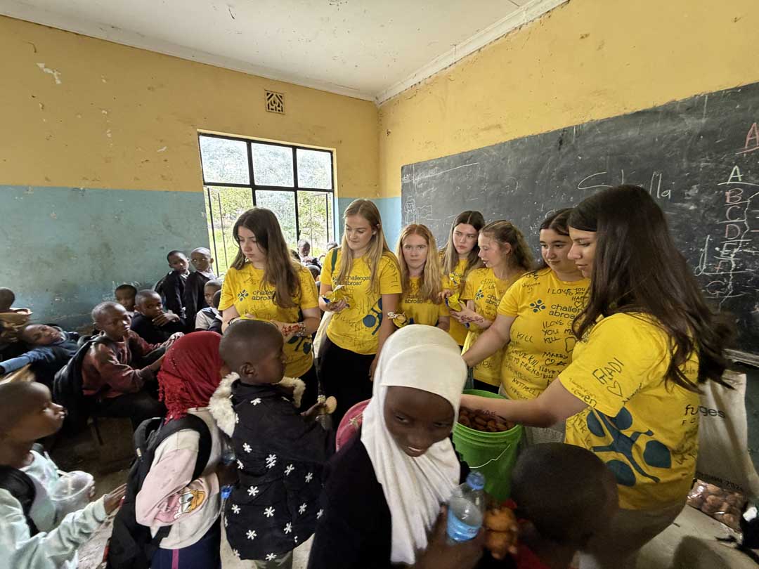 St David's students in Tanzania