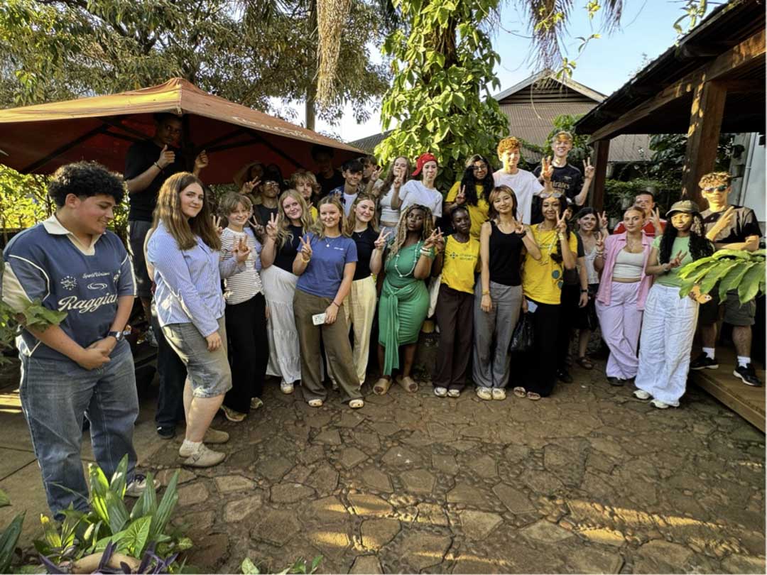 St David's students in Uganda