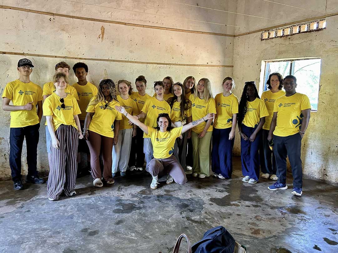 St David's students in Uganda