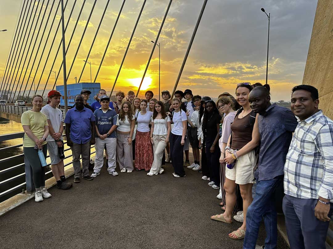 St David's students in Uganda