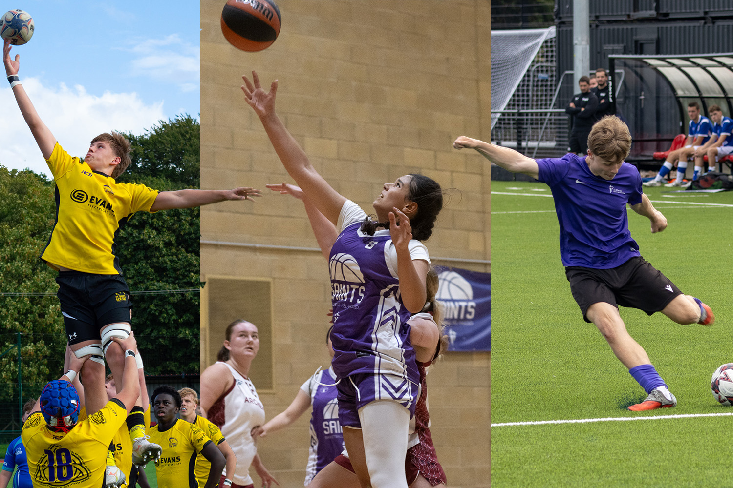 Image of St Davids basketball rugby and football
